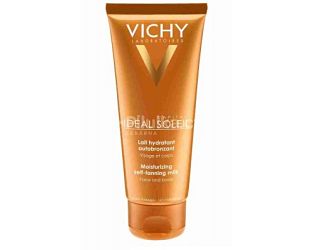 Vichy Idéal Soleil Hydratační samoopalovací mléko na obličej a tělo