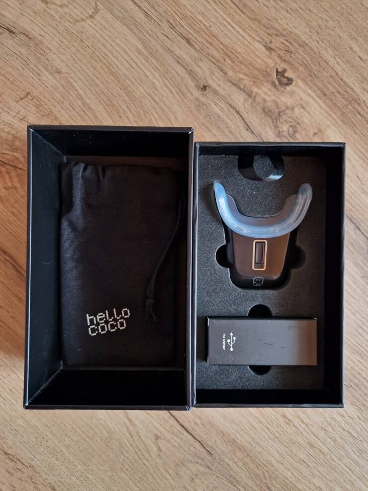 sada na domácí bělení zubů hello coco PRO