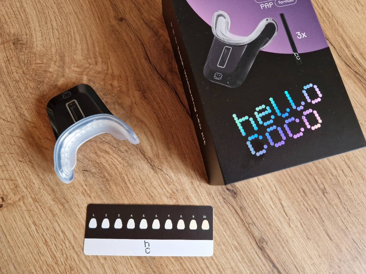 sada na bělení zubů hello coco PRO